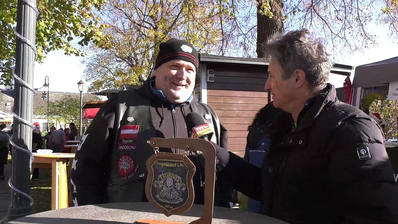 Leopoldsdorf/Marchfeld - LeoBiker Stand  mit B.A.C.A Bikers Against Child Abuse