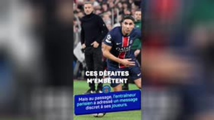 PSG - Le message de Luis Enrique à ses joueurs