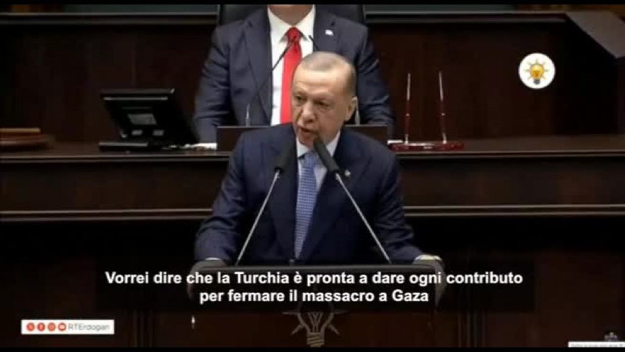 Erdogan: pronti a aiutare per cessate il fuoco permanente a Gaza
