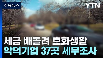 세금 빼돌려 '슈퍼카·요트'...악덕 기업 37곳 오너일가 세무조사 / YTN