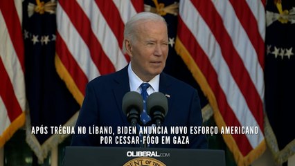 Após trégua no Líbano, Biden anuncia novo esforço americano por cessar-fogo em Gaza