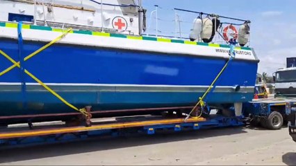 Historic HMS Scimitar MV Lady Jean Arrives in Lake Victoria from Portsmouth 🚢