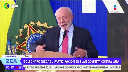 Jair Bolsonaro niega participación en plan golpista contra Lula da Silva