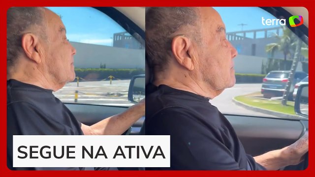 Stênio Garcia renova carteira de habilitação aos 92 anos: ‘Não quer sair do volante’