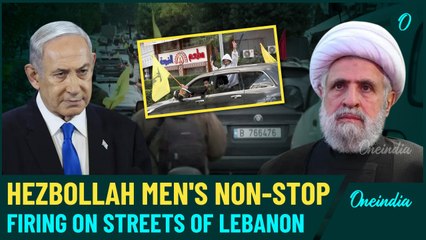 'Fire in The Air': Hezbollah's Shocking Celebration On Streets of Lebanon Video Comes Out