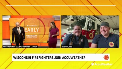 How Wisconsin firefighters battle wintry weather