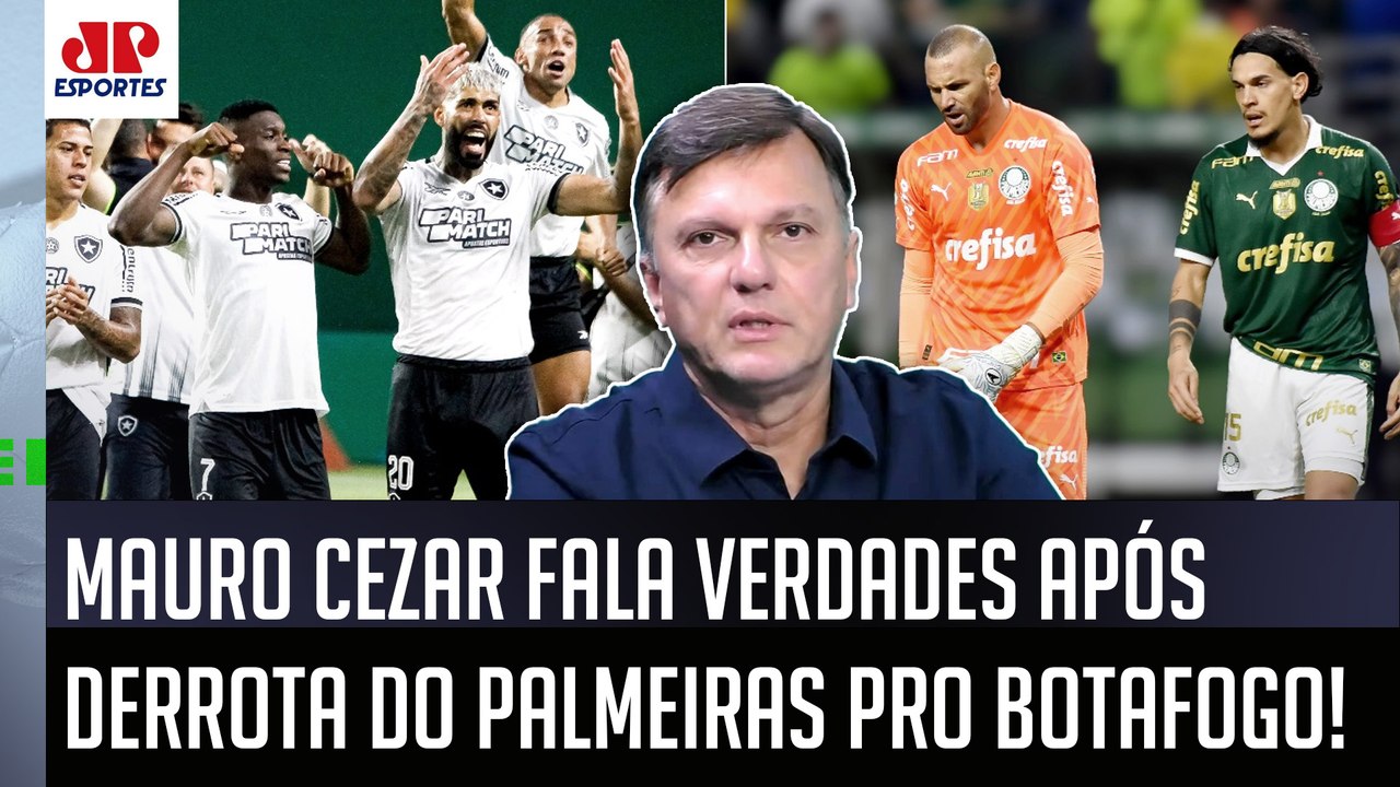 "BASTA DESSA FALÁCIA! Essa DERROTA do Palmeiras pro Botafogo foi..." Mauro Cezar FALA TUDO!