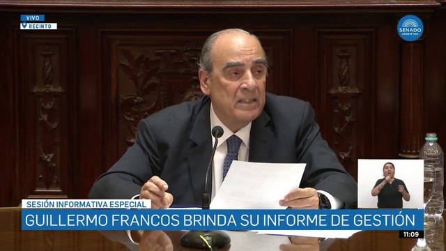 Debemos repensar nuestro sistema previsional y el mercado laboral : Francos defendió las jubilaciones actuales y la reforma laboral