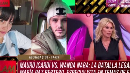 Wanda Nara y Mauro Icardi - La estrategia legal