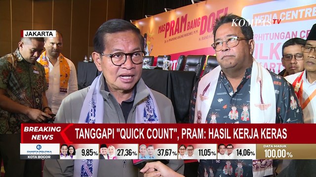 Kelar! Pram-Rano Raih 49,49 Persen Suara di Hitung Cepat Pilkada Jakarta | SERIAL PILKADA