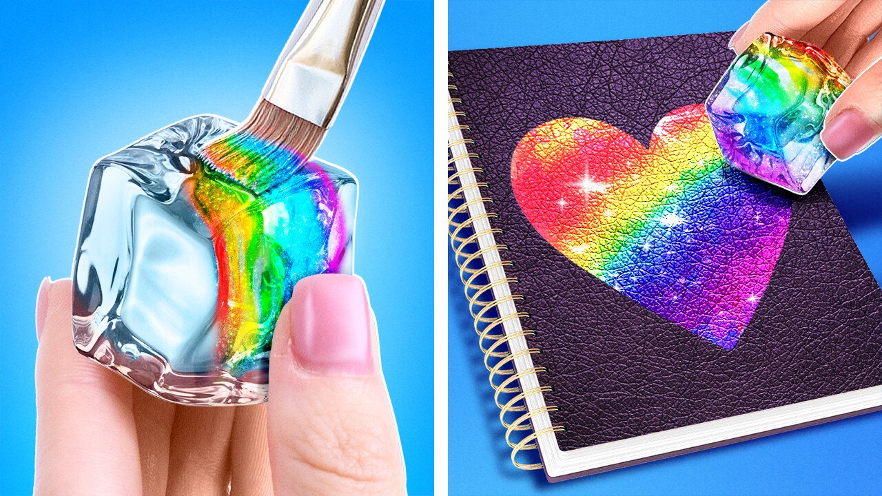 Défi d'Art DIY Arc-en-ciel ✨ Défis Artistiques Fantastiques & Conseils Viraux par 123Go Like !