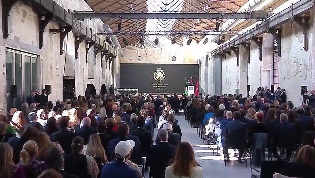 Los Reyes entregan en Sevilla las Medallas de Oro en Bellas Artes