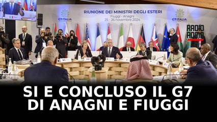 Si è concluso il G7 di Anagni e Fiuggi, tra Medio Oriente e Ucraina