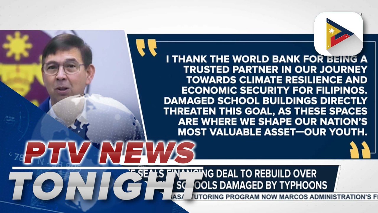 DOF chief seals financing deal to rebuild over 3-K climate-resilient schools damaged by typhoons