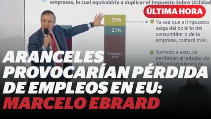 Marcelo Ebrard explica qué pasaría con el incremento de aranceles I Reporte Indigo