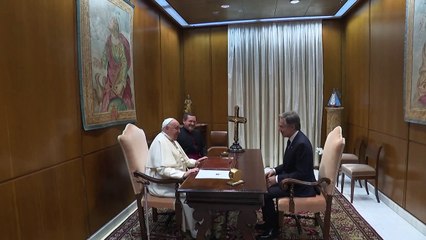 Papa recebe Blinken e pede pelas crianças ucranianas
