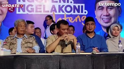 Ahmad Luthfi-Taj Yasin Imbau Pendukung Jangan Euforia Berlebihan