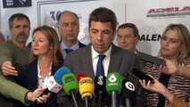 Mazón: “Es sorprendente que se hayan anunciado ayudas cuando todos sabemos que parte son préstamos”