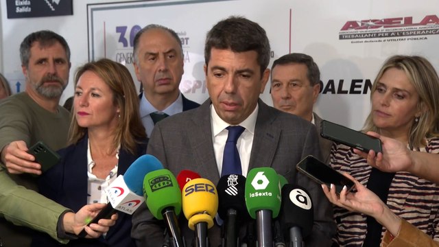 Mazón: “Es sorprendente que se hayan anunciado ayudas cuando todos sabemos que parte son préstamos”
