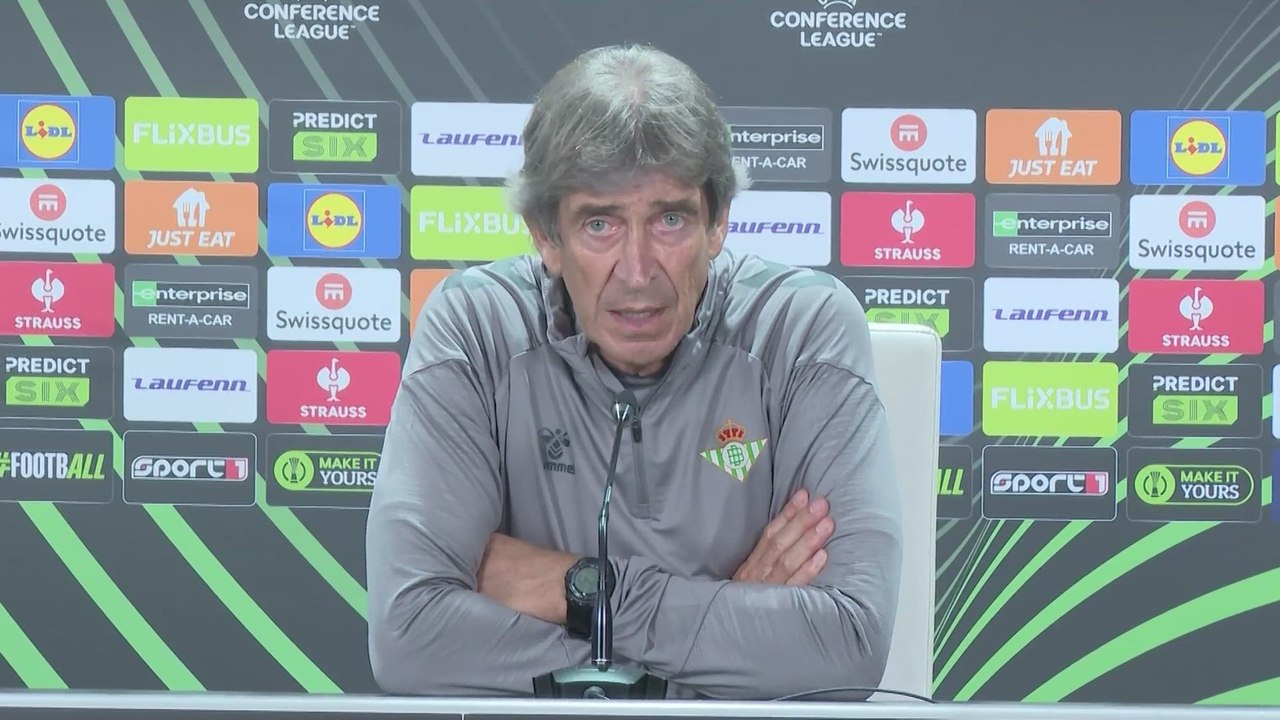 Rueda de prensa Manuel Pellegrini y Giovani Lo Celso