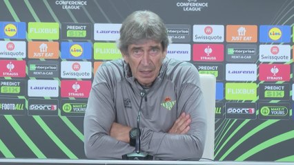 Rueda de prensa Manuel Pellegrini y Giovani Lo Celso
