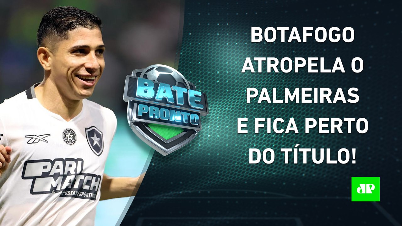 Botafogo ARRASA o Palmeiras, RETOMA LIDERANÇA e FICA PERTO do TÍTULO BRASILEIRO! | BATE-PRONTO