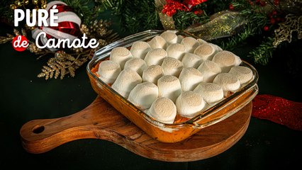 Delicioso puré de camote con bombones ¡Con 5 ingredientes!