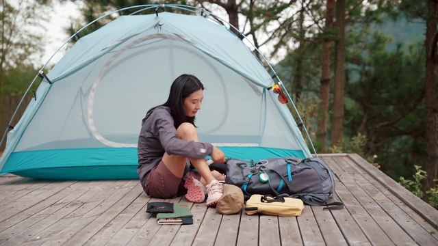 Camping vlog｜Going camping in the mountains again! Let’s catch the tail end of summer and go to the mountains!#campingvlog #camping #Camping is the antidote to a tiring life #campingslowtime #Outdoor Camping