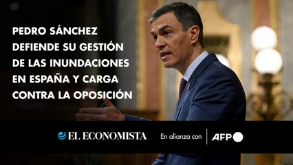 Pedro Sánchez defiende su gestión de las inundaciones en España y carga contra la oposición