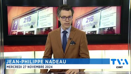 TVA Nouvelles CIMT 12h 27 novembre 2024