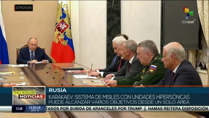 Rusia respondió ataques ucranianos con el lanzamiento de misiles Oréshnik
