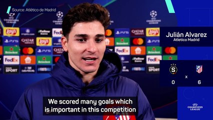 Alvarez rejoices as Atletico hit Sparta for six
