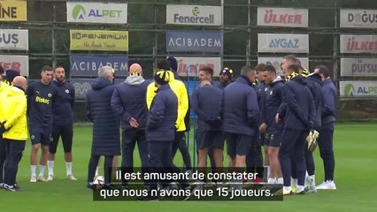 Fenerbahçe - Mourinho : "Ce sera facile de faire cinq changements..."