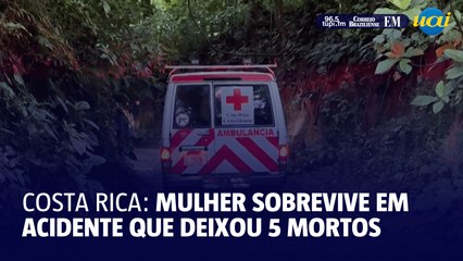 Mulher sobrevive em acidente aéreo que deixou cinco mortos na Costa Rica