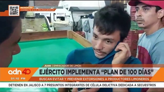 Ejército implementa Plan de 100 días busca evitar y prevenir extorsiones a productores limoneros