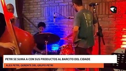Petri se suma a con sus productos al Barcito del Cidade