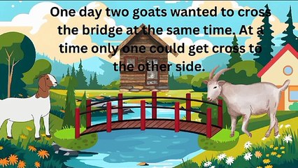 Short Moral Story | Two Wise Goats | Bedtime Story | Kids English Animation #minicartoontv12