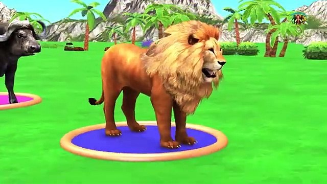 Paint Animals Duck,Tiger,Cow,Lion,Buffalo,Gorilla,Wolf,Elephant,Dinosaur Fountain Crossing Animal