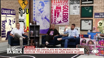 Neto diz que Botafogo ‘não tremeu’ contra o Palmeiras e crava: "Ganha o Brasileiro e a Liberta"
