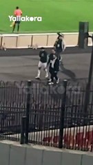 لحظة مغادرة حمزة المثلوثي لاعب الزمالك لأرضية الملعب بعد إصابته القوية ❌