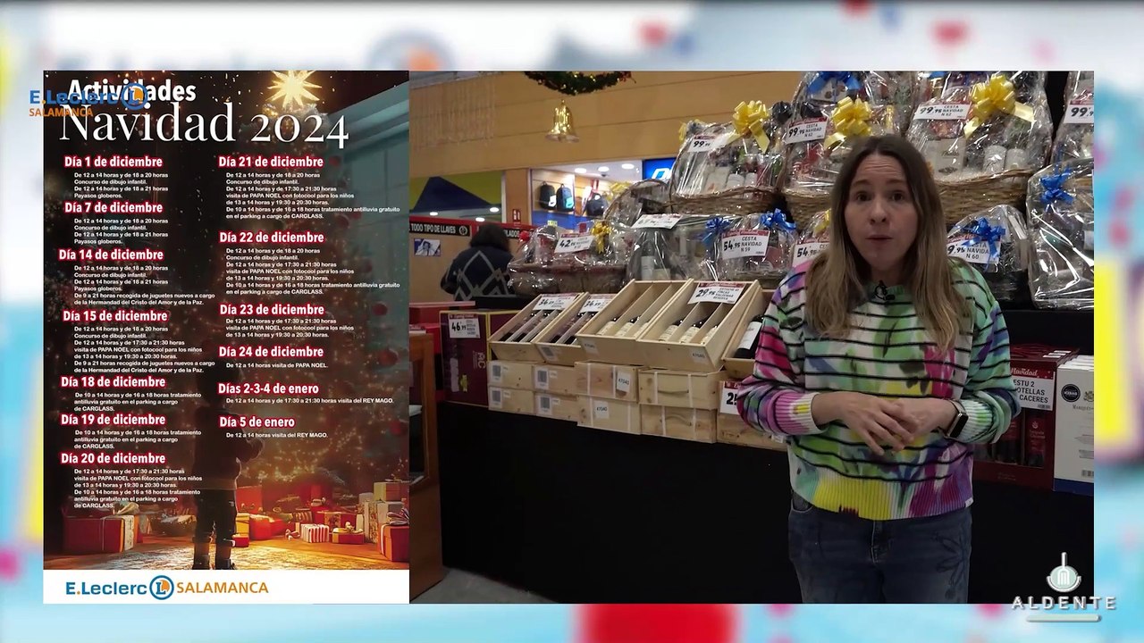 REPORTAJE 02 PRENAVIDADES ELECLERK 2024  CESTAS DE NAVIDAD
