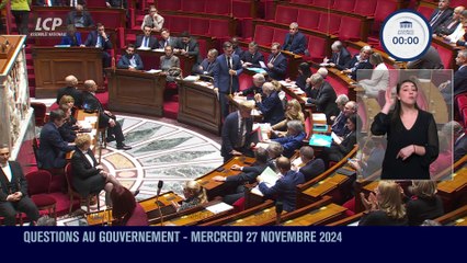Questions au Gouvernement - Questions au Gouvernement du mercredi 27 novembre 2024