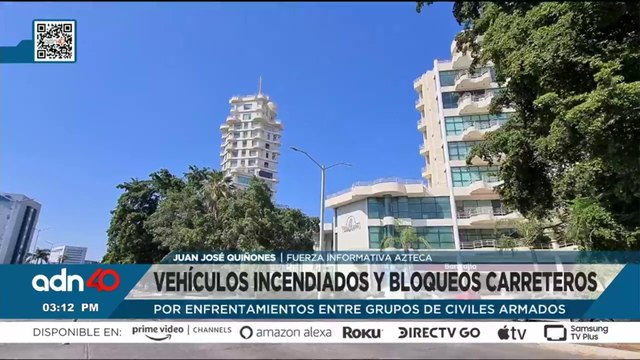 Vehículos incendiados y bloqueos carreteros al sur de Sinaloa, por enfrentamientos entre civiles