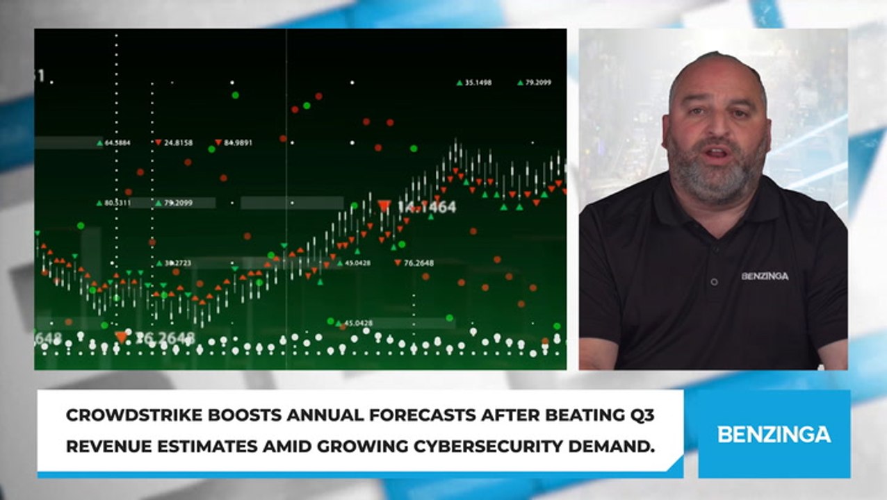 CrowdStrike Boosts Annual Forecasts After Beating Q3 Revenue Estimates Amid Growing Cybersecurity Demand.