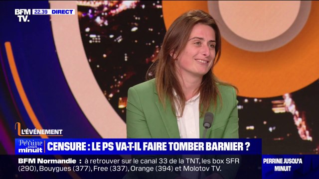 Parfois, la vie politique c'est ça : Marine Tondelier (les Écologistes) rejoint Pierre Jouvet (PS) sur le plateau de BFMTV