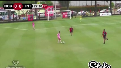 Thiago Messi sulle orme di papà Lionel: che giocate con l'Inter Miami under 12!