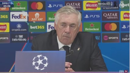 Le preguntan si tiene miedo a quedarse fuera y Ancelotti sentencia con una frase final