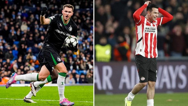 Santi Giménez y Chucky Lozano entran y cambian rumbo en Champions League