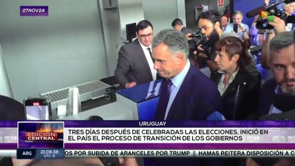 Inicia proceso transición de los gobiernos de Uruguay