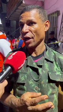 Estou pensando em salvar vidas , diz homem que perdeu casa após deslizamento de terra em Saramandaia